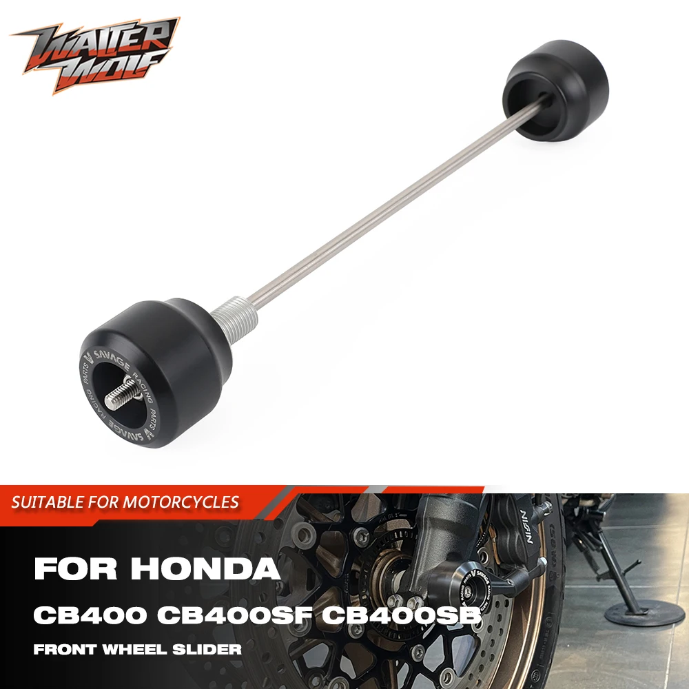

CB400SF CB400SB передняя ось вилки, ползунок колеса, защитная бобина ступицы для Honda CB400 Super Four / Super Bol Golden 1992-2023