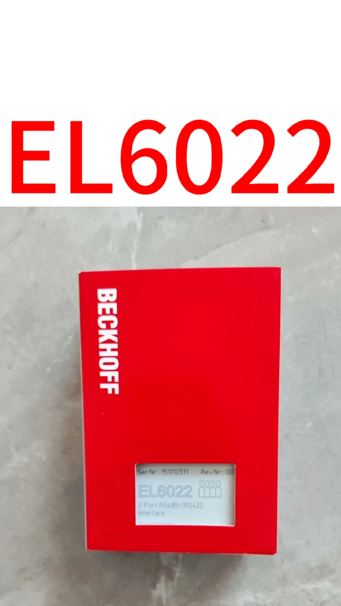 

Brand New EL6022