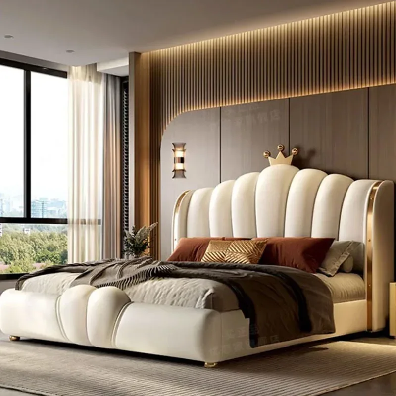 Nordic-modular-Aesthetic-Bed-King-Size-Cheap-Cute-Modern-Queen-double ...