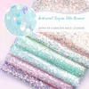 Glitter Iridescent Table Runner Holographic Mermaid Tail Scale Sequin 탁자 깃발  for Wedding Birthday Party Christmas Decoration 5