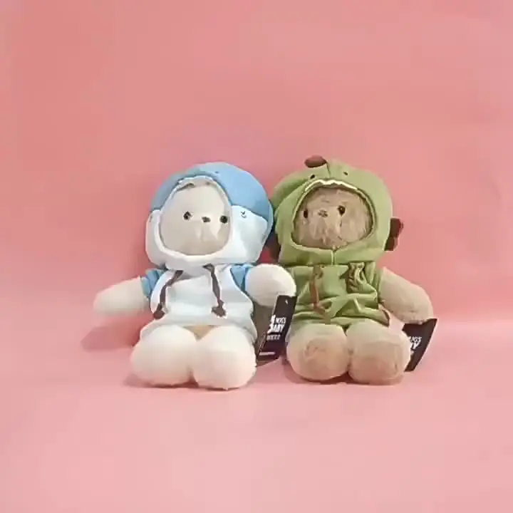 Kawaii 40-50 см мультфильм Коричневый Белый Медведь Косплей Акула искусственная