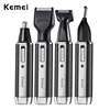 Kemei 4in1 Rechargeable Nose Trimmer Beard Trimer Men Micro Shaver Eyebrow Nose Hair Trimmer Nose and Ear Cleaner Grooming Set 1