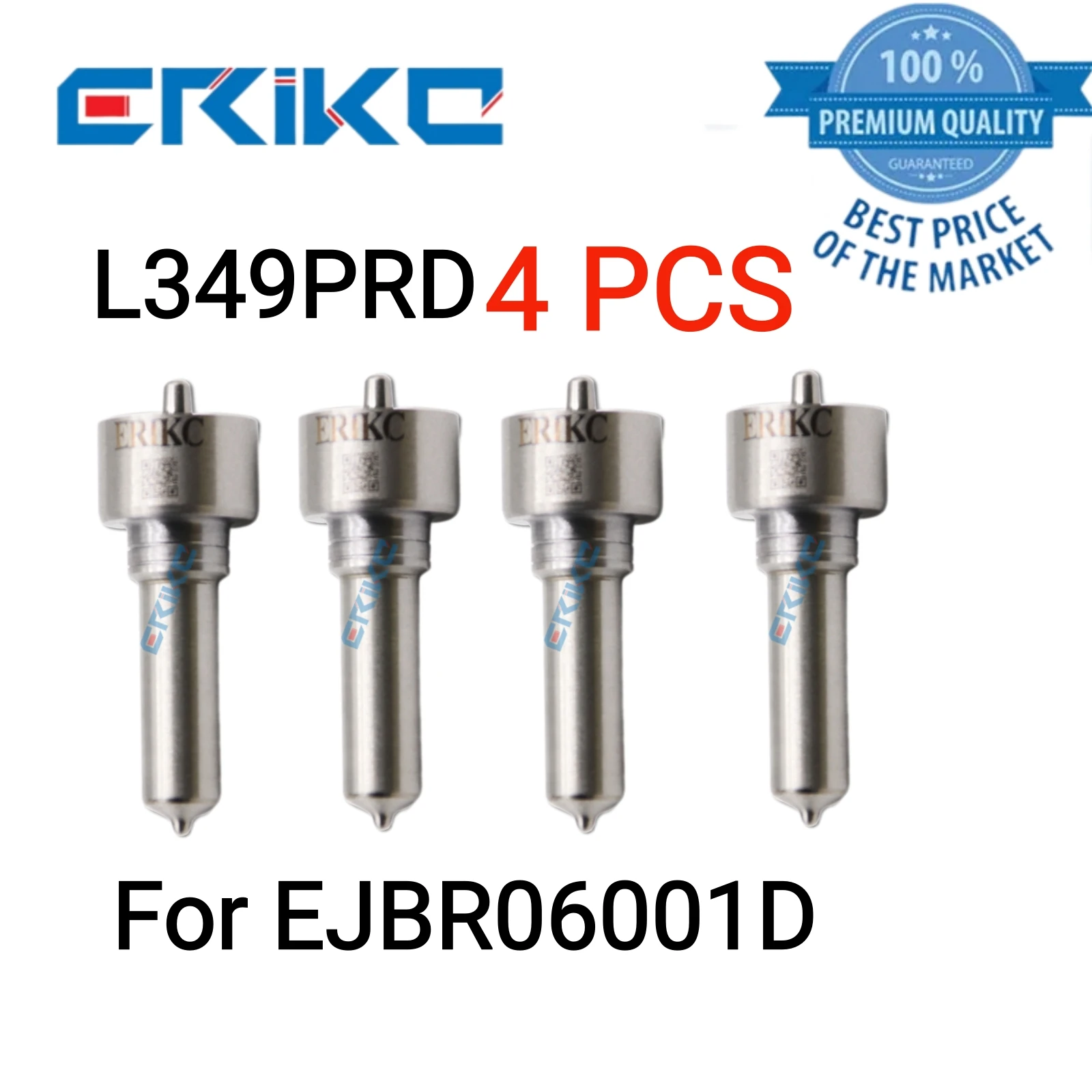 Фото 4 шт. L349PRD дизельная Форсунка L 349 PRD форсунка распылителя L349 PRD наконечник форсунки для EJBR06001D №1