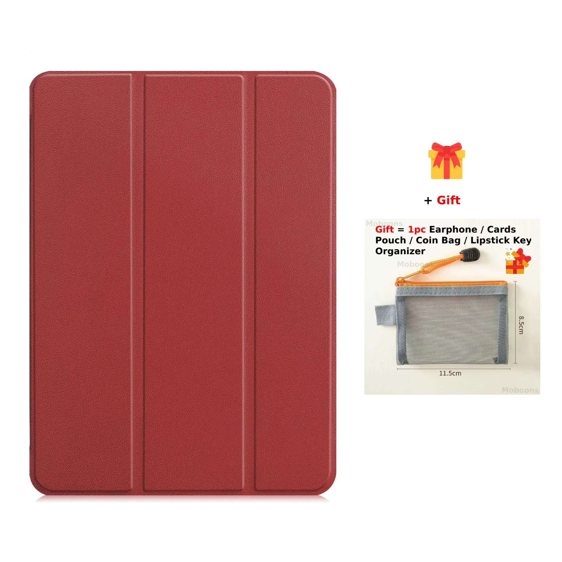 NANRUIL Case For IPad Air 6th/7th Gen 11 Inch M2/M3 2024/2025 And IPad Air 5th/4th Gen 10.9 Inch Case 2022/2020 Genuine Leather Tablet Protective Case