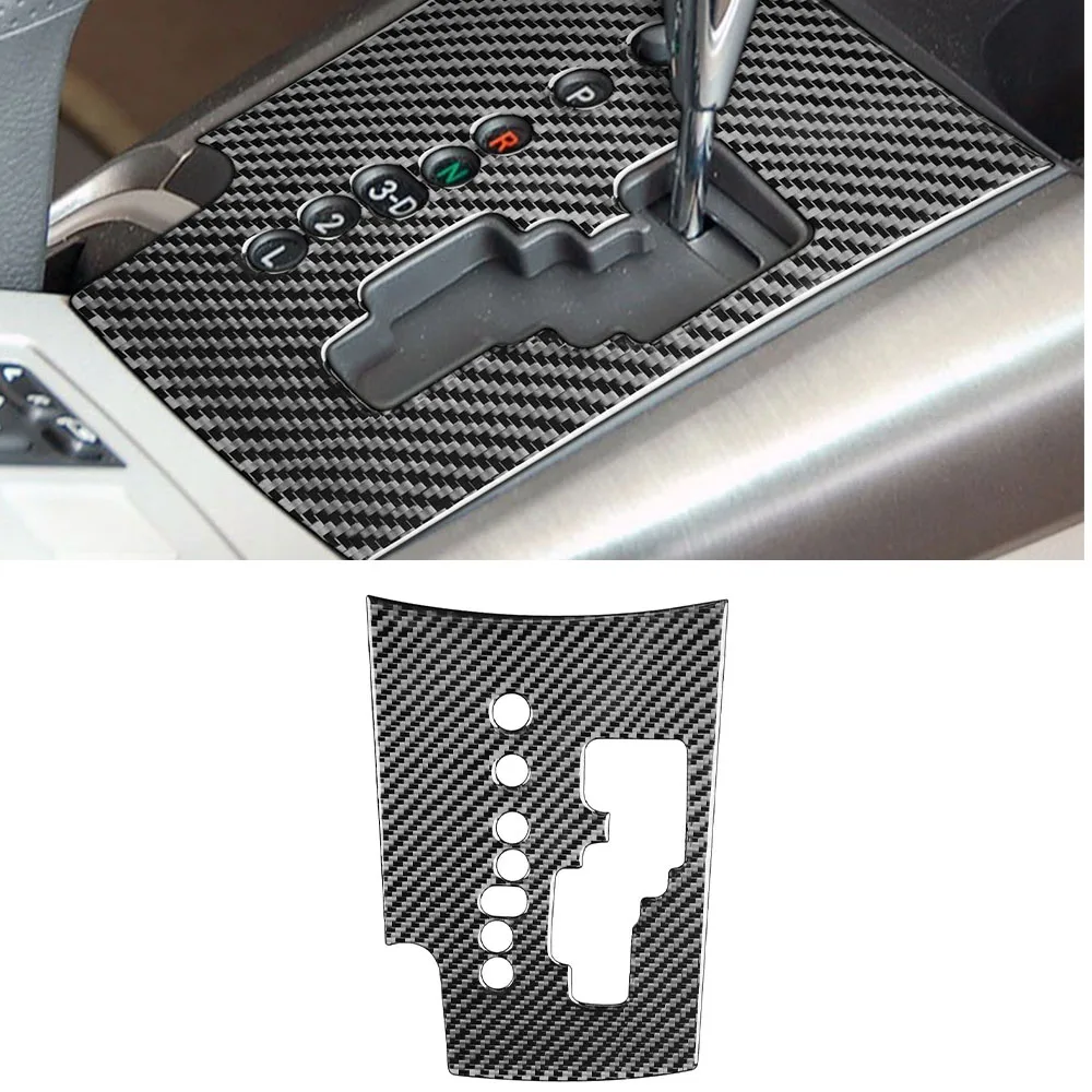 

Декоративная наклейка на панель переключения передач для Toyota RAV4 2006-2012, аксессуары для интерьера автомобиля из углеродного волокна