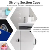 10 Pcs Clear Suction Cups PVC Vacuum Suction Cup Holder Plastic Suction Cups with Screws for Bathroom Kitchens Offices - Image 4
