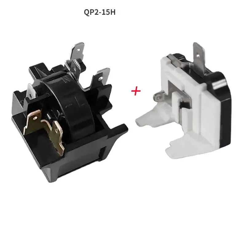 Relè Avviamento PTC QP2-15H Per Frigorifero – 6 Pin, Protezione Da Sovraccarico, Compatibile Con Compressori Domestici E Commerciali