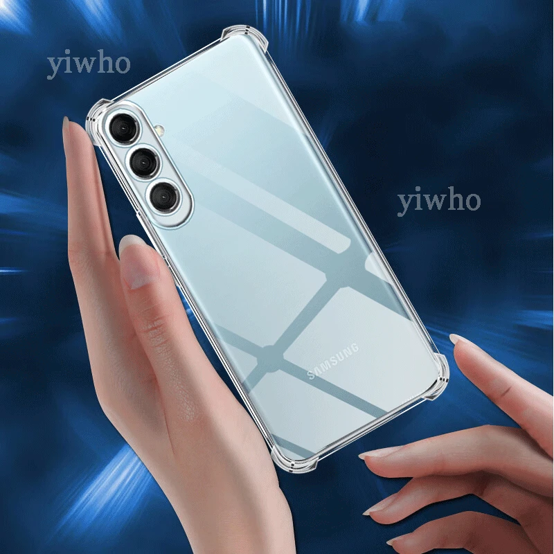 Crystal Clear Anti-Fall Soft TPU Phone Case - Transparent Protector Cover