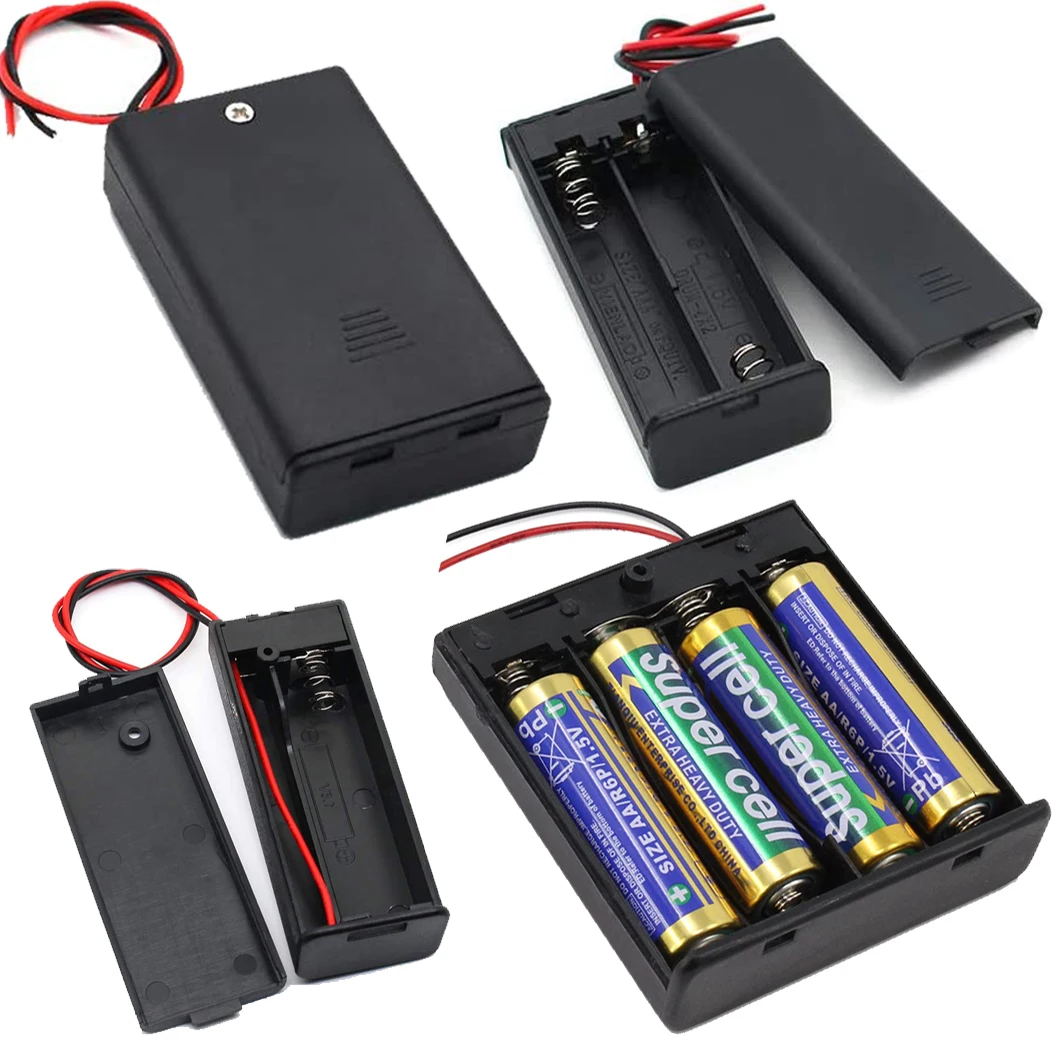 1 2 3 4 Slot AA Battery Holder 1 5V 3V 4 5V 6V AA Battery jpg