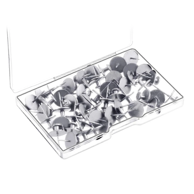 

Upgraded Double Headed Nails for Pictures Decorative Push Pin Hangers 30Pack 85AC