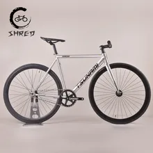 2021 New TSUNAMI SNM100 FIXED GEAR BIKE Aluminum Frame Single Speed Fixie Full Bike Track Bicycle 40MM Aluminium Wheel V Brakes