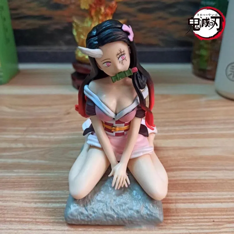 

11cm New Demon Slayer Kimetsu No Yaiba Kamado Nezuko Demon Phase Ver Pvc Action Figure Collectible Model Toys Surprise Gifts