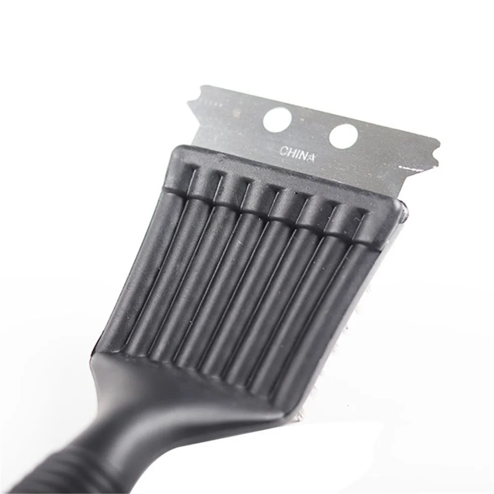 For Barbecue Grill Brush Steel Wire Bristles BBQ Cleaning Brushes Durable Cooking Tool Outdoor Home BBQ Gas Kit Accessori