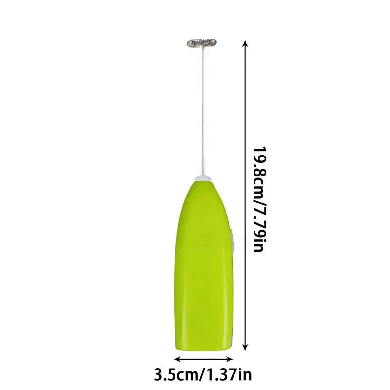 Milk Frother Handheld Battery Operated Drink Mixer Kitchen Supplies Blending Coffee Frappe Latte Matcha Milk