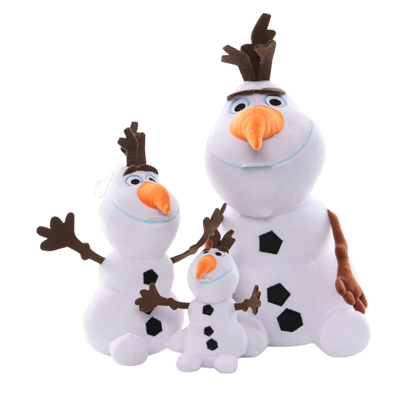 

12-35cm Frozen Olaf Plush Stuffed Toys Cartoon Movie Figures Dolls Keychain Pendant Children's Birthday Gifts Kawaii Xmas Decor