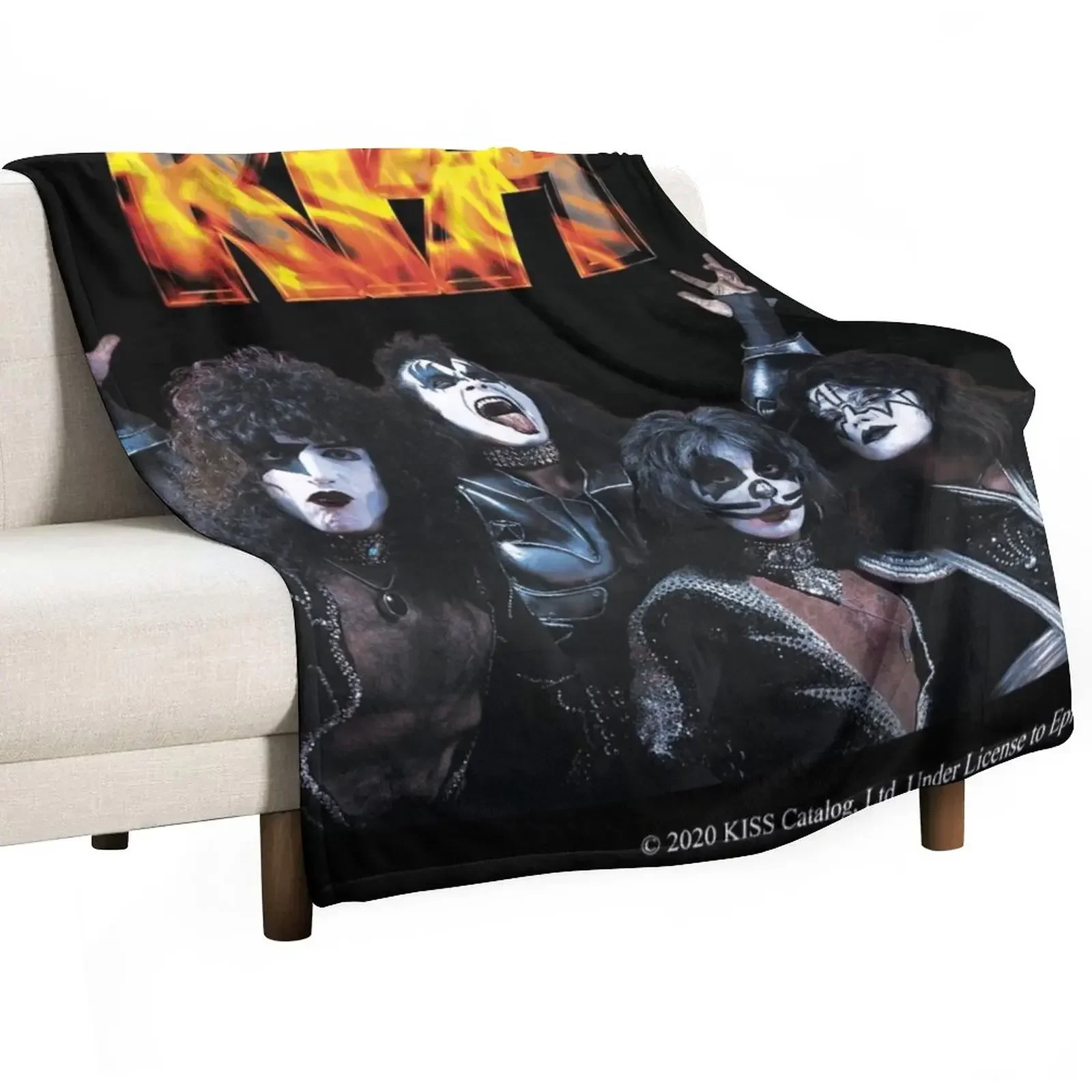 

Одиночные одеяла KISS Band