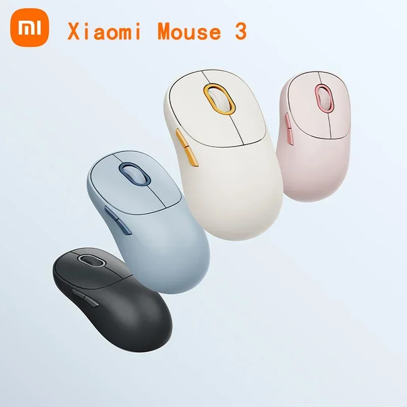 

Bluetooth-мышь Xiaomi беспроводная эргономичная, 2,4 ГГц, 1200DPI, 3 цвета