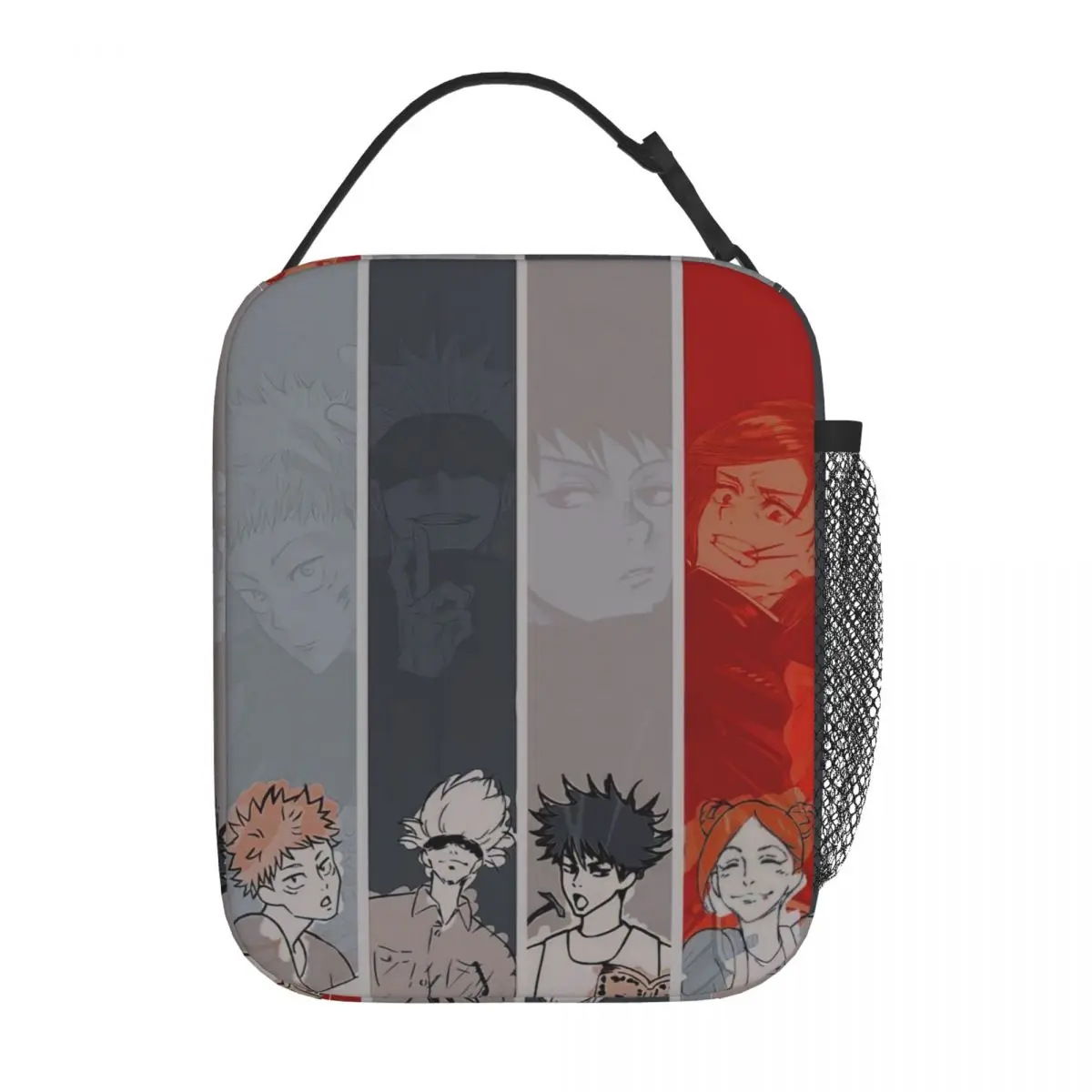 

Jujutsu Kaisen Anime Insulated Lunch Bag Yuta Gojo Storage Food Box Portable Cooler Thermal Bento Box For Work