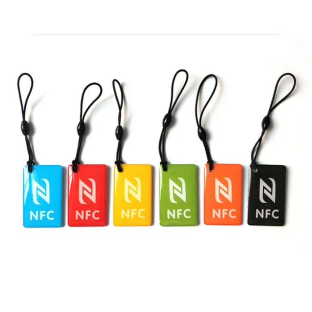 10pcs Ntag216 NFC Tags Key Token 13.56mhz RFID 868 bytes Card Label Keychain for All NFC android phone 3