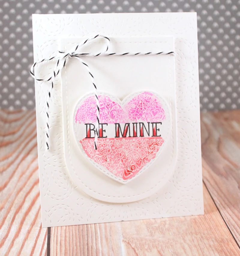 

Heart-shaped Letter 1Pcs Metal Cutting Dies for DIY Scrapbooking Album Paper Cards Decorative Crafts Embossing Die Cuts