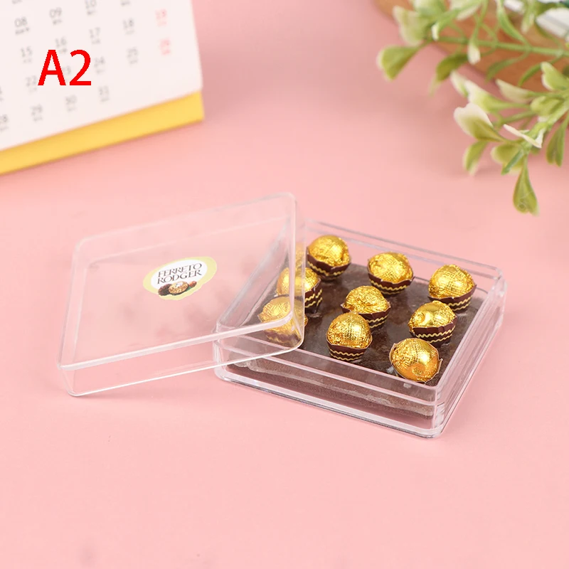 1 Set 1/6 Miniature Chocolate Toy 1:12 Dollhouse Mini Model Play Kitchen Food For House Doll Accessories