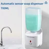 Automatic Soap Dispenser Hand Sanitizer Dispenser Wall Mount Battery Operated for Offices Home Kitchen Bathroom Hotel Commercial 2