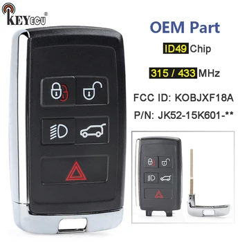 Chiave a distanza astuta di Fob di chiave dell'oem di Keyforkess 315/ 433MHz OEM JK52-15K601-AA / BG / DG per Land Rover Ranger Rover 2018-2021