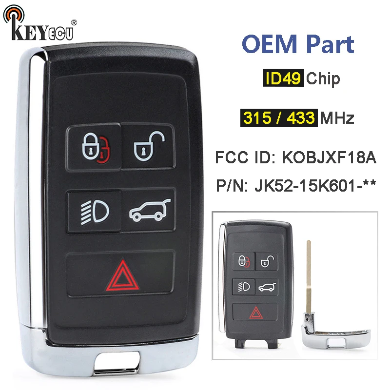 GUSCIO SCOCCA TELECOMANDO 3 TASTI LAND ROVER RANGE ROVER DISCOVERY 3 HU101
