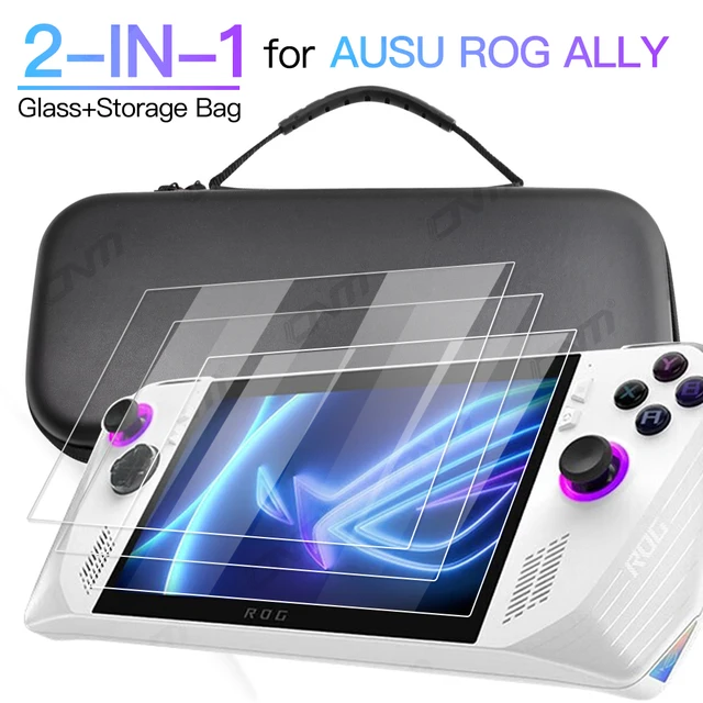 Asus ROG Ally Clear Case with Screen Protector & Hard Carrying Bag