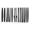 10pairs/20pcs Eyeglasses soft silicone temple tip Black Glasses Silicone tip repair replacement accessory 1