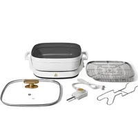 Beautiful 5-in-1 Electric Expandable Skillet, White Icing by Drew Barrymore, Up to 7 QT 2