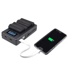 

New USB LCD intelligent EL-15 charger camera battery fast double charging mobile phone mobile power charging