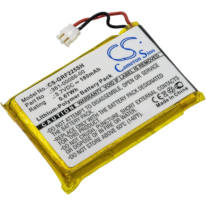 

Li-Polymer battery for Garmin Smartwatch,Forerunner 225 Forerunner 235 Forerunner 630 Forerunner 735XT GRM0371754 Approach G10
