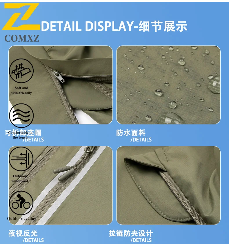 UV Protection Jacket Unisex Spring-Summer  UPF50+ Lightweight Quick-Dry Fishing Outdoor  Skin Coat with Color Block Sportswear