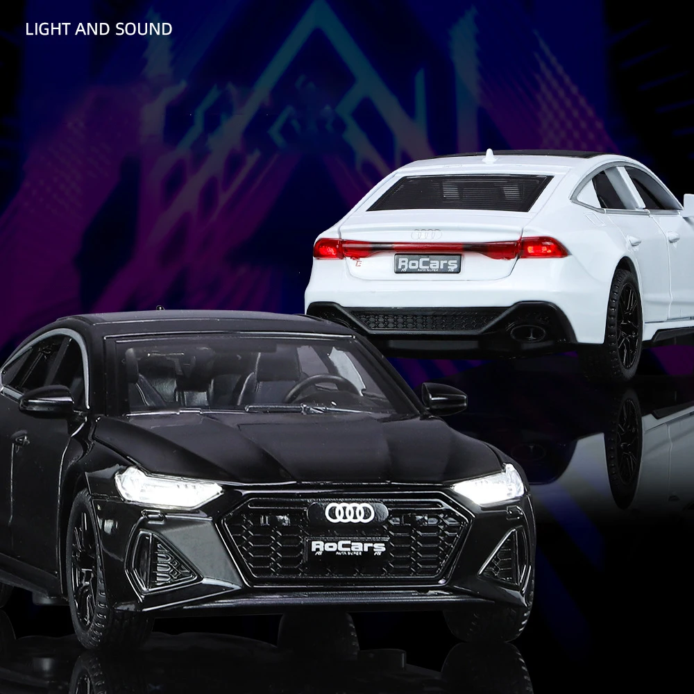 1:32 Audi RS7 Sportback Alloy Model Car Toy Diecasts Metal Casting Sound and Light Car Toys For Children Vehicle 4