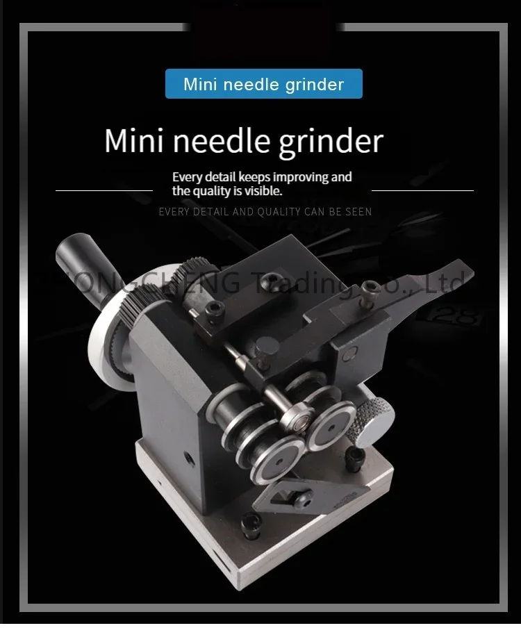 New 220v Punch Grinder Mini Needle Grinder Fixture Ultra Precision Concentricity