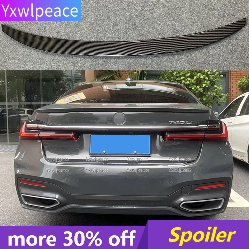 

For BMW G11 G12 7 Series Sedan 4-Door 2018 2019 2020 2021 Spoiler Material Primer Color Rear Trunk Spoiler Car Accessories