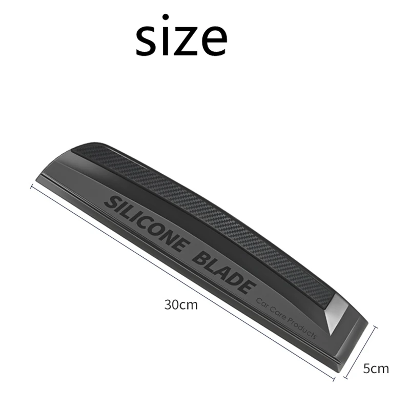 Silicone Squeegee Soft Handy Non-Scratch No Noise No Damage Paint Car Wrap Tools Supplies For Water Window Wiper Drying Blade