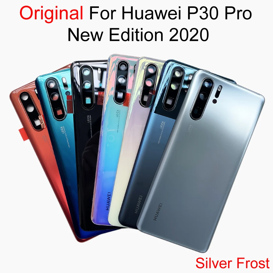 Back Glass Replacement For Huawei P30 Pro - Rear Housing With Camera Lens (Aurora Color)