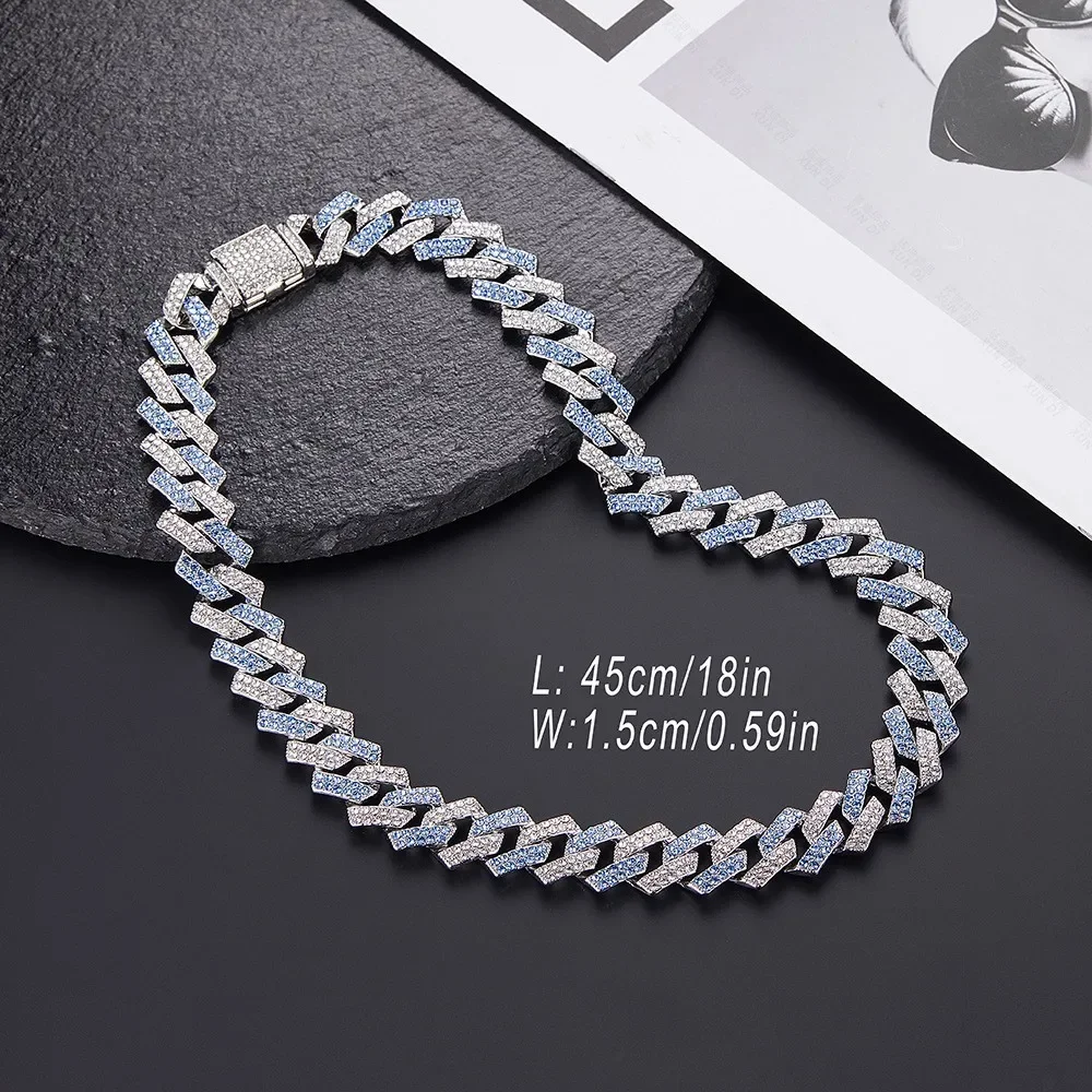Dog Cuban Chain Collar Pet Necklace Jewelry Accessories 14/15mm For Small Medium Large Dogs Cat dog collar,pet collar,pet necklace