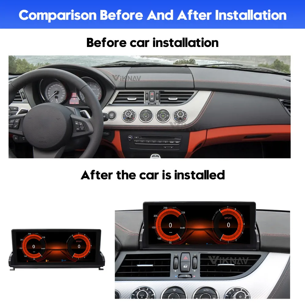 Android 13 Car Radio For BMW Z4 E89 2009-2018 GPS Navigation CIC DVD Multimedia Player touch screen 2din car stereo