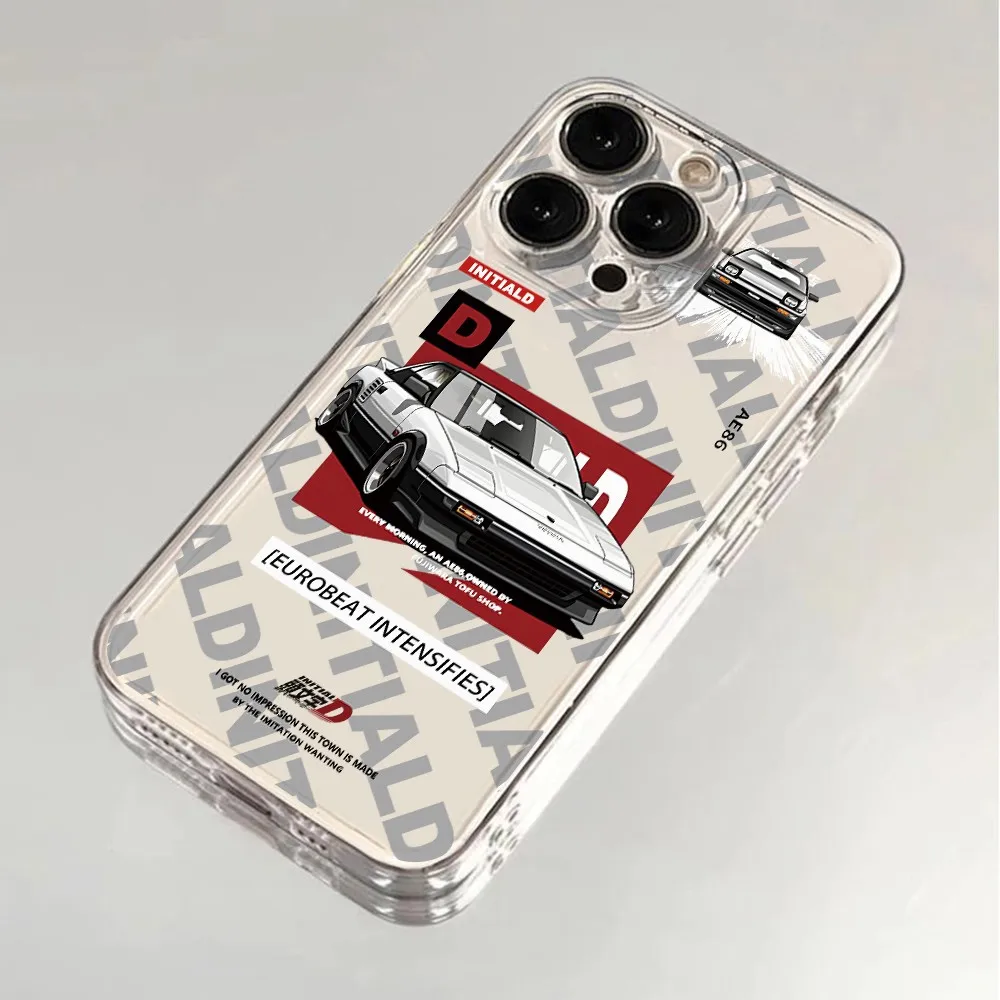 Initial D AE86 Clear Soft Phone Case Cover