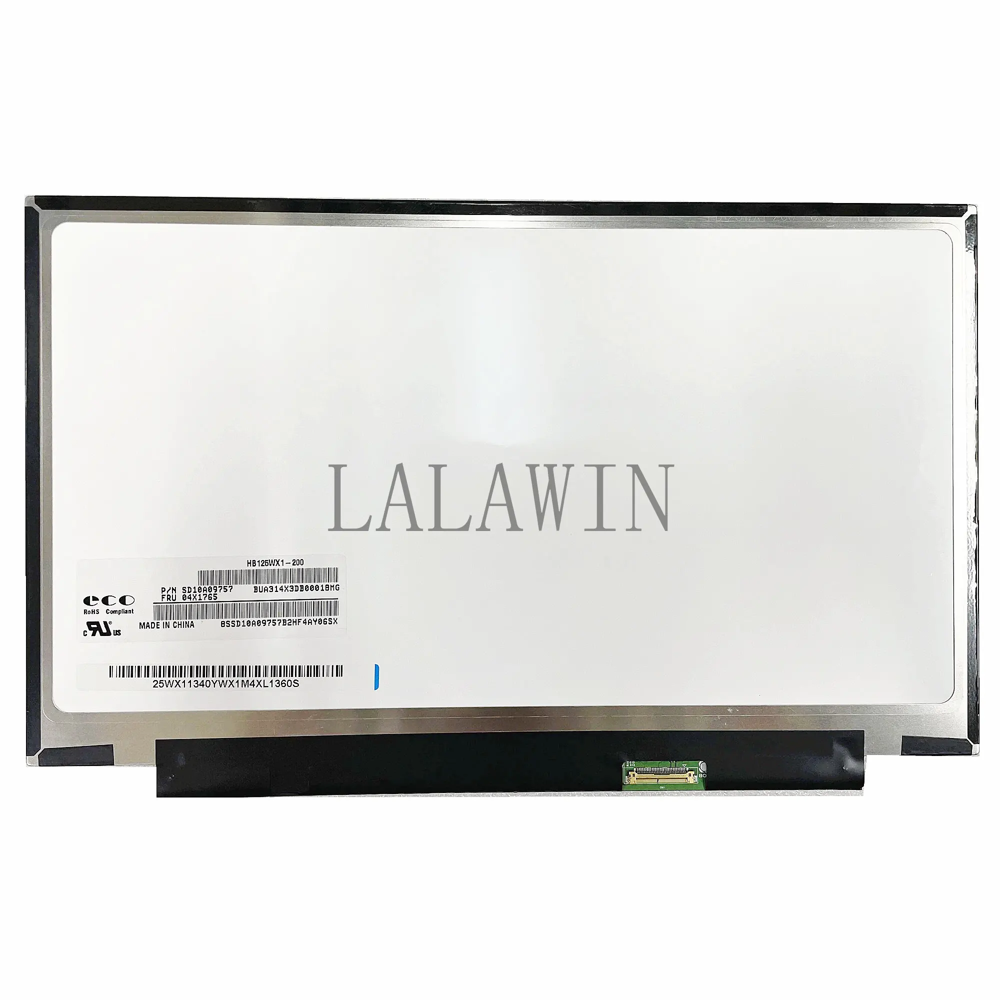 

HB125WX1-200 fit B125XTN01.0 M125NWN1 LP125WH2 TPH1 1366*768 EDP 30 контактов с без отверстий для винтов 12,5 ''ЖК-экран для ноутбука