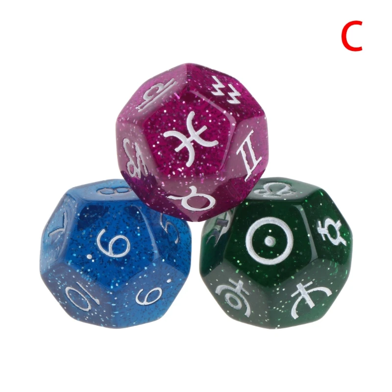 

2024 New 12 Sided Astrology Ta-rot Card Multifaceted Divination Leisure Entertainment Toy Party Game