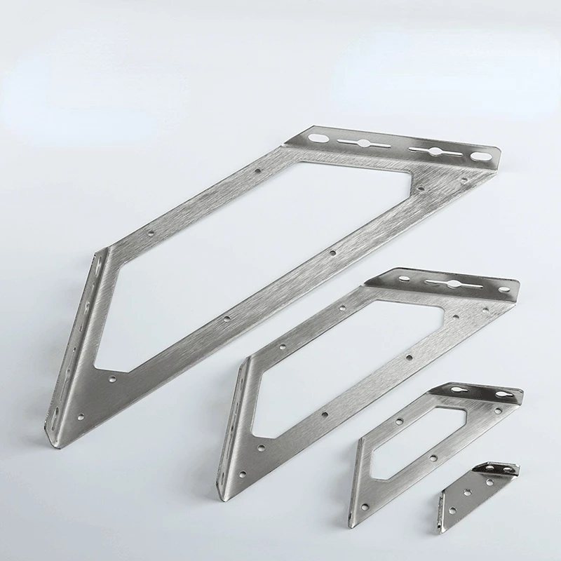 1pcs stainless steel triangle fixed bracket Angle of the frame equerre metal  fixation Multi-purpose triangular code bracket