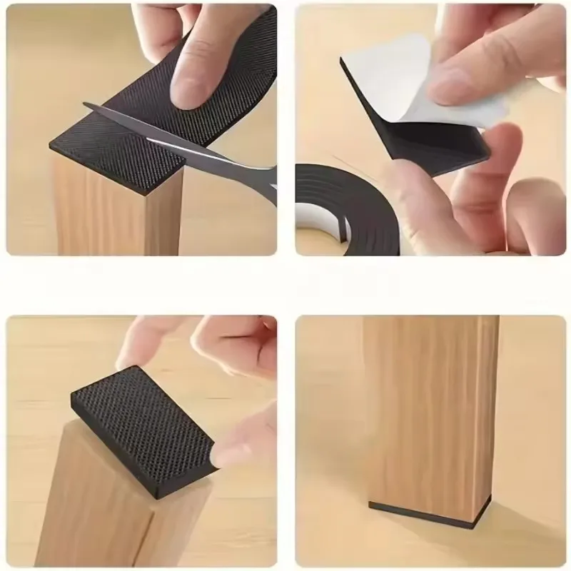 Enhanced Anti-Slip Furniture Protection Pads - Mute Mats and Self-Adhesive Foot Covers
