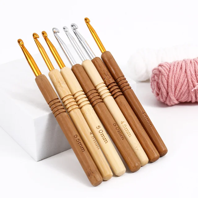 Bamboo Crochet Hook Set 2
