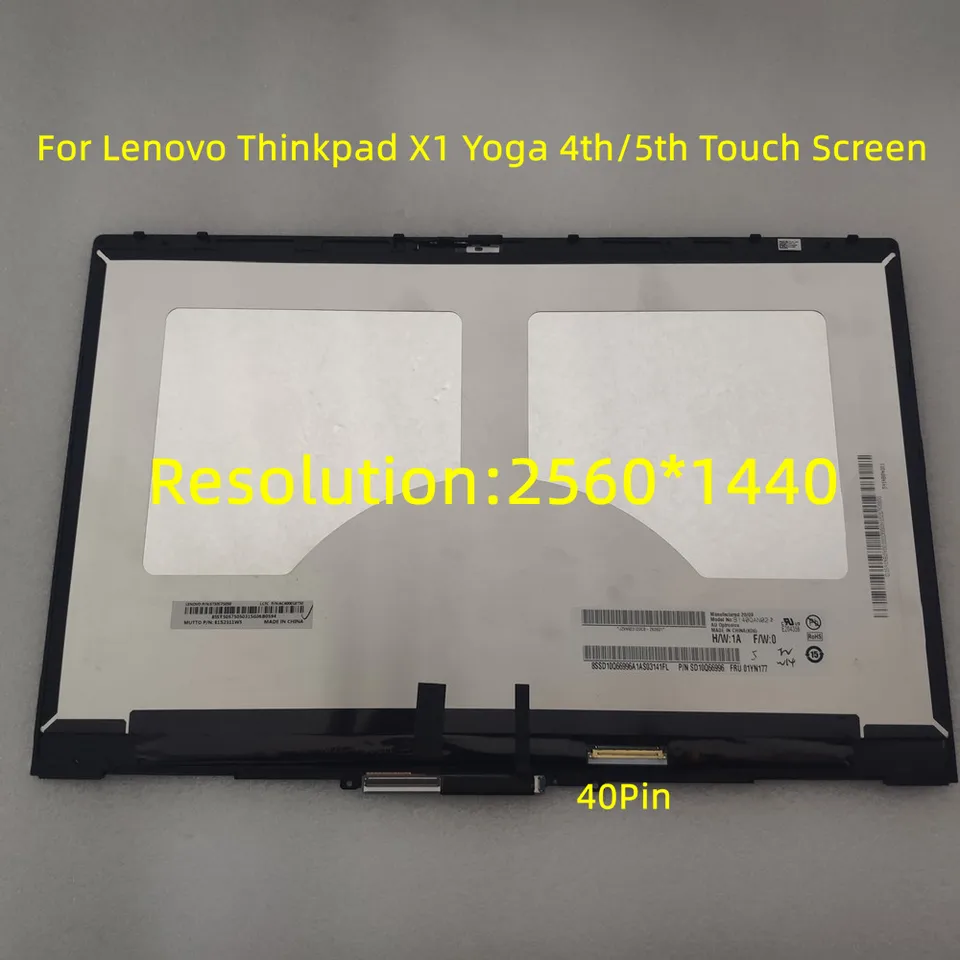 X1 Yoga 4th Gen LCD Screen Display Panel Digitizer Assembly FHD