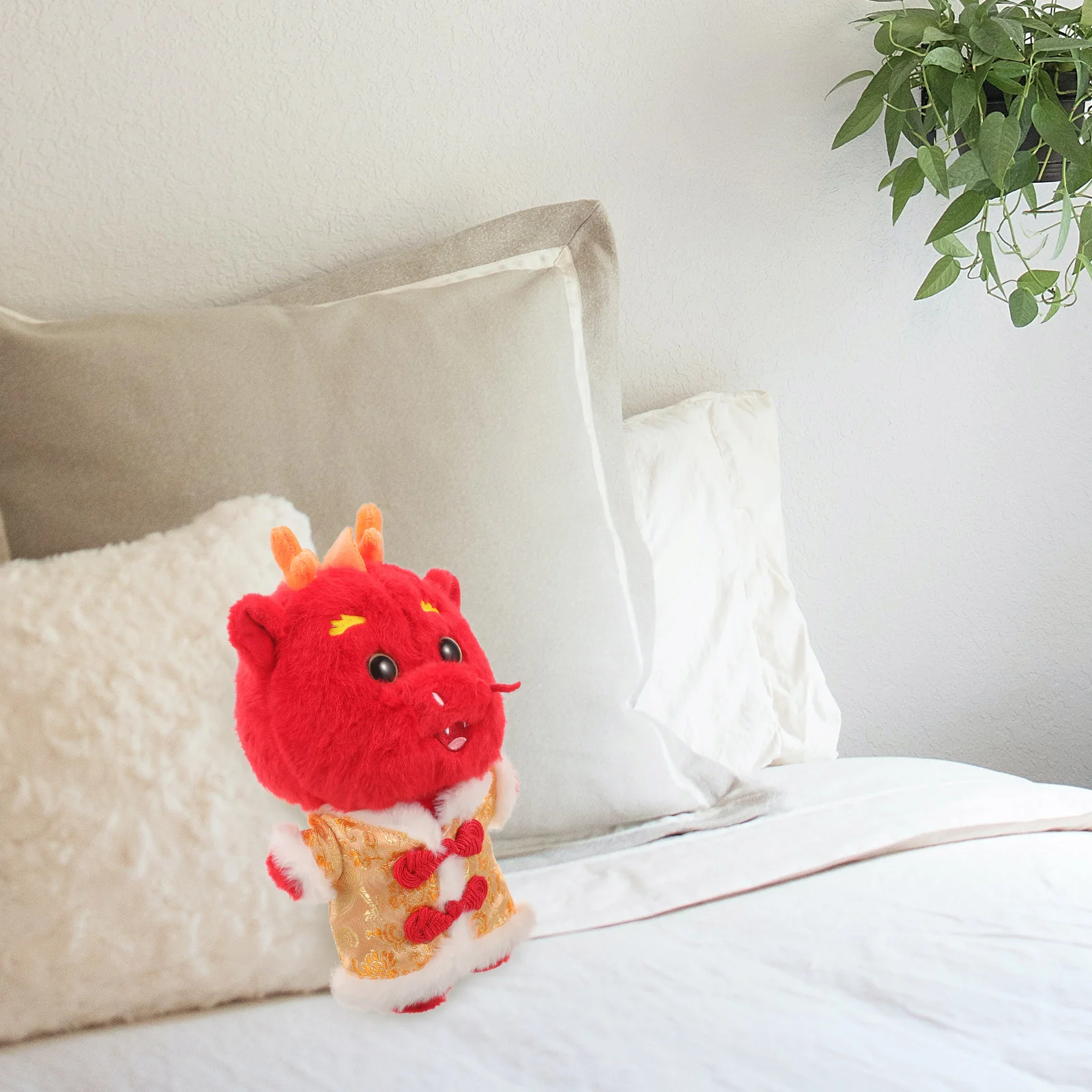 

Bathroom Decorations Stuffed Dragon Plush Toy Small Animals Decorative Adorable Chinese