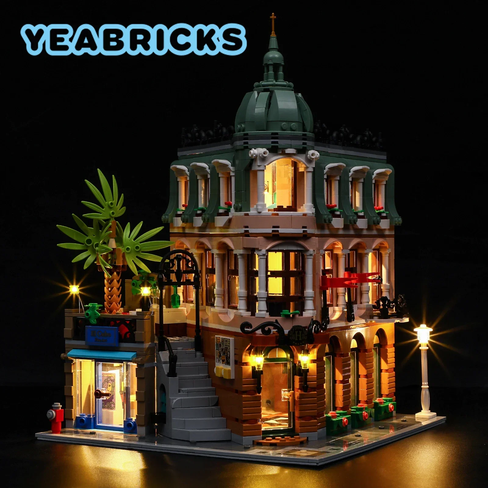 

YEABRICKS LED Light Kit for 10297 Boutique Hotel Building Blocks Set (NOT Include the Model) Bricks Toys for Children Model